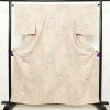 小紋 総柄 正絹 花柄 袷仕立て 身丈157.5cm 裄丈64.5cm リサイクル着物 着物 ピンク_画像1