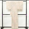 小紋 総柄 正絹 花柄 袷仕立て 身丈157.5cm 裄丈64.5cm リサイクル着物 着物 ピンク_画像2
