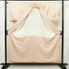 訪問着 美品 しつけ糸付き 正絹 古典柄 袷仕立て 身丈152cm 裄丈63.5cm リサイクル着物 着物 箔 金彩 入学式 卒業式 七五三 お宮参り フォーマル ピンク_画像3