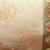 名古屋帯 六通柄 良品 正絹 古典柄 名古屋仕立て なごや帯 リサイクル帯 帯 引箔 雪輪 麻の葉 ベージュ_画像2