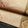 名古屋帯 六通柄 良品 正絹 古典柄 名古屋仕立て なごや帯 リサイクル帯 帯 引箔 雪輪 麻の葉 ベージュ_画像7