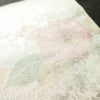 名古屋帯 六通柄 良品 正絹 花柄 名古屋仕立て なごや帯 リサイクル帯 帯 箔 金・銀_画像6