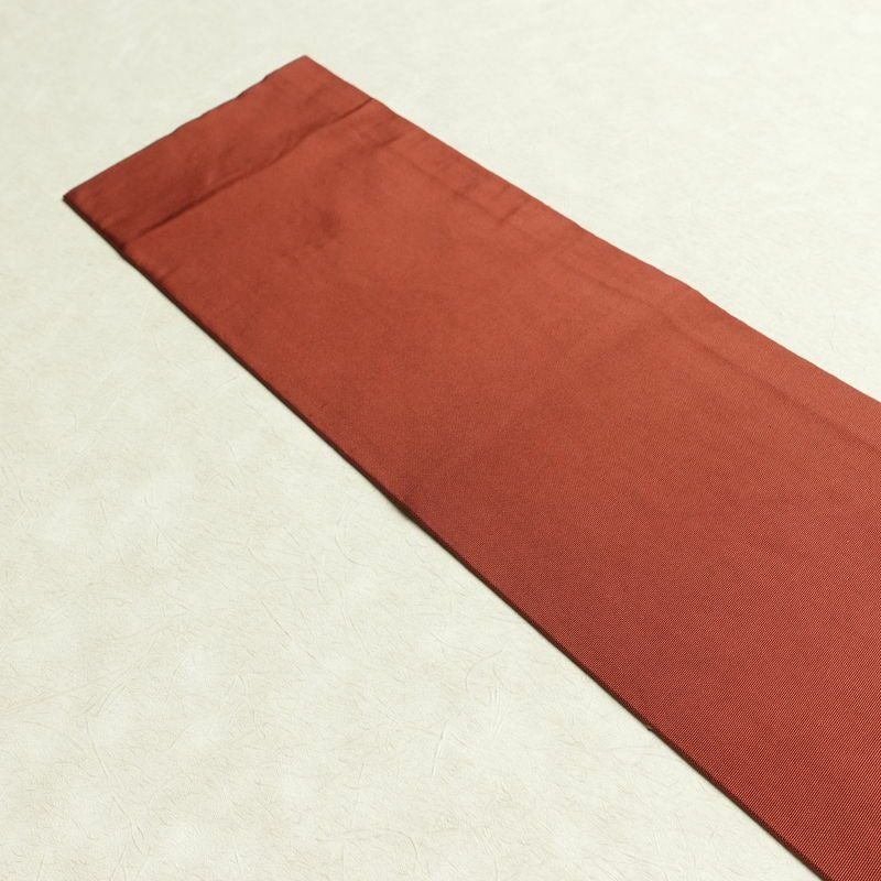 名古屋帯 太鼓柄 正絹 幾何学柄・抽象柄 名古屋仕立て なごや帯 リサイクル帯 帯 モダン 茶_画像15