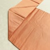 名古屋帯 太鼓柄 良品 正絹 縞柄・線柄 名古屋仕立て なごや帯 リサイクル帯 帯 ピンクオレンジ 橙_画像18