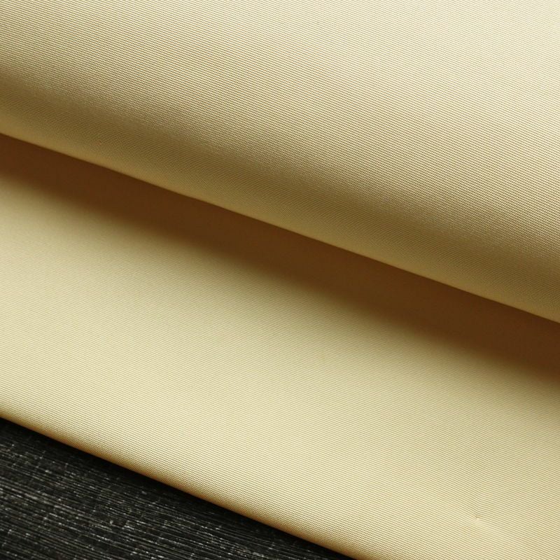 名古屋帯 太鼓柄 美品 正絹 人物・動物柄 名古屋仕立て なごや帯 リサイクル帯 帯 シンプル クリーム_画像7