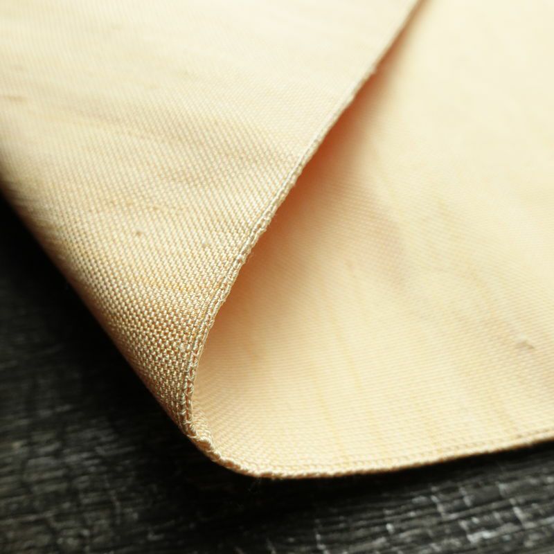 名古屋帯 太鼓柄 良品 正絹 幾何学柄・抽象柄 名古屋仕立て なごや帯 リサイクル帯 帯 モダン クリーム_画像10