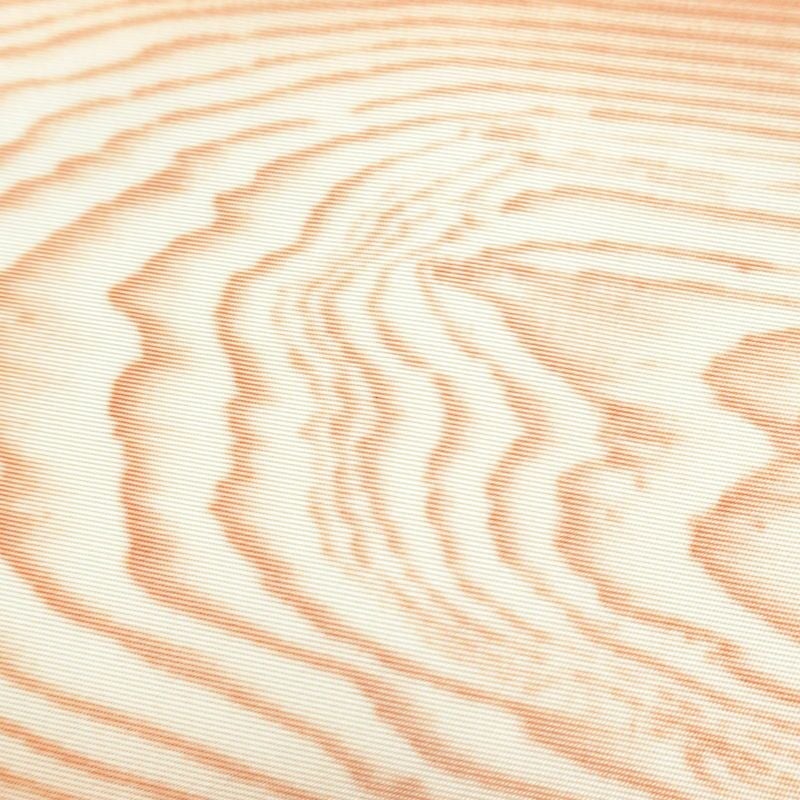 名古屋帯 太鼓柄 良品 落款入り 正絹 幾何学柄・抽象柄 名古屋仕立て なごや帯 リサイクル帯 帯 橙_画像4