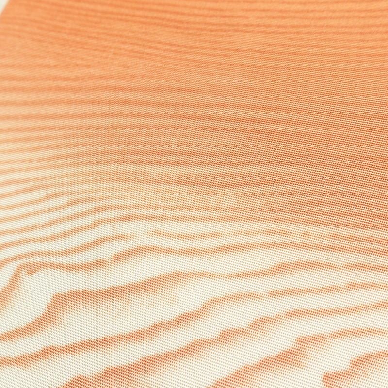 名古屋帯 太鼓柄 良品 落款入り 正絹 幾何学柄・抽象柄 名古屋仕立て なごや帯 リサイクル帯 帯 橙_画像6