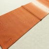 名古屋帯 太鼓柄 良品 落款入り 正絹 幾何学柄・抽象柄 名古屋仕立て なごや帯 リサイクル帯 帯 橙_画像9
