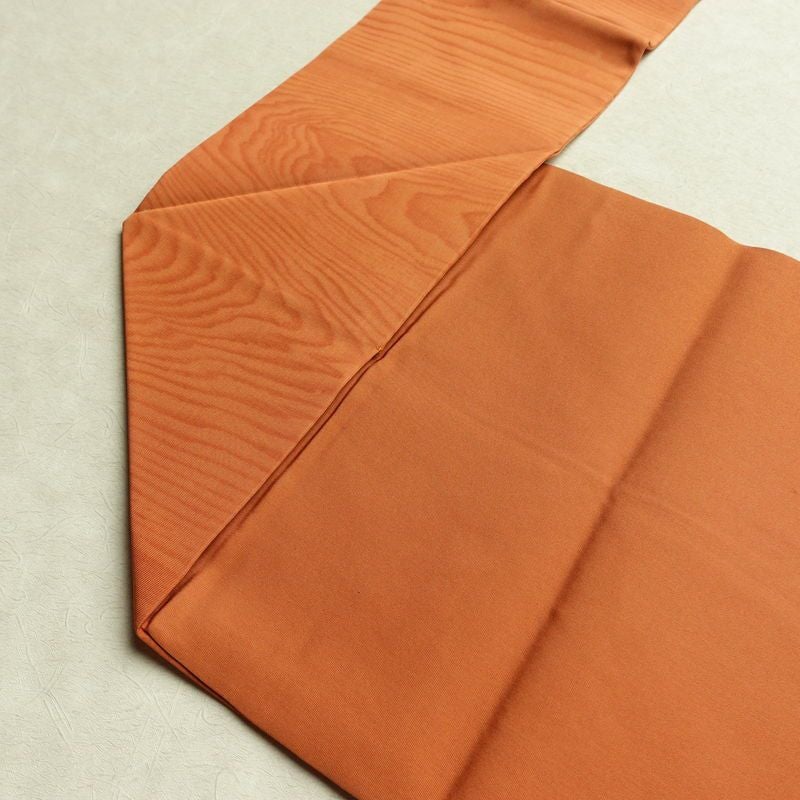 名古屋帯 太鼓柄 良品 落款入り 正絹 幾何学柄・抽象柄 名古屋仕立て なごや帯 リサイクル帯 帯 橙_画像19