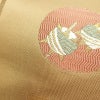 名古屋帯 六通柄 良品 正絹 古典柄 名古屋仕立て なごや帯 リサイクル帯 帯 箔 黄・黄土色_画像8