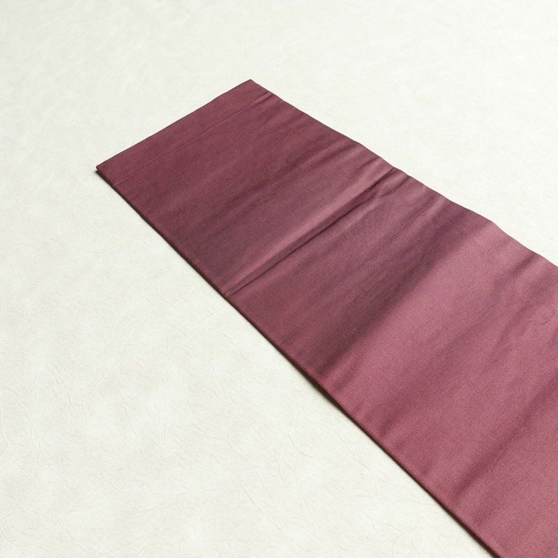 名古屋帯 太鼓柄 正絹 幾何学柄・抽象柄 名古屋仕立て なごや帯 リサイクル帯 帯 シンプル 紫・藤色_画像17