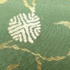 袋帯 太鼓柄 フォーマル用 正絹 花柄 リサイクル帯 帯 金糸 緑・うぐいす色_画像5