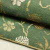 袋帯 太鼓柄 フォーマル用 正絹 花柄 リサイクル帯 帯 金糸 緑・うぐいす色_画像7