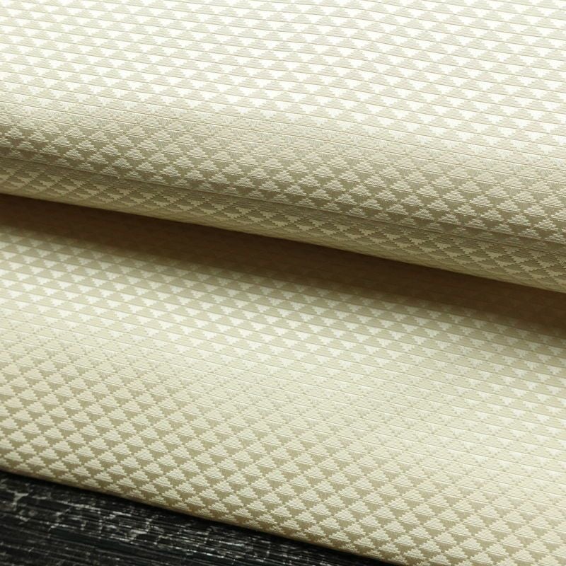 名古屋帯 太鼓柄 美品 落款入り 正絹 木の葉・植物柄 名古屋仕立て なごや帯 リサイクル帯 帯 シンプル_画像8