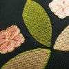 名古屋帯 太鼓柄 金駒刺繍 正絹 古典柄 名古屋仕立て なごや帯 リサイクル帯 帯 刺繍 シンプル 黒_画像6