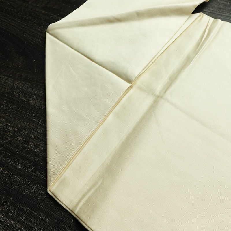 名古屋帯 太鼓柄 正絹 花柄 名古屋仕立て なごや帯 リサイクル帯 帯 箔 金糸 クリーム_画像19