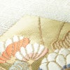 名古屋帯 桃山招宴文 九寸本金 太鼓柄 良品 正絹 古典柄 名古屋仕立て なごや帯 リサイクル帯 帯 箔 金糸 金・銀_画像5