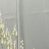 色留袖 落款入り 縮緬 正絹 幾何学柄・抽象柄 袷仕立て 身丈157.5cm 裄丈63.5cm リサイクル着物 着物 共八掛 シンプル グレー_画像6