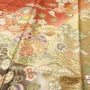 振袖 良品 金駒刺繍 正絹 古典柄 袷仕立て 身丈159.5cm 裄丈65cm リサイクル着物 着物 箔 金彩 成人式 二十歳 二十歳の集い フォーマル 華やか 菊 黄・黄土色_画像5