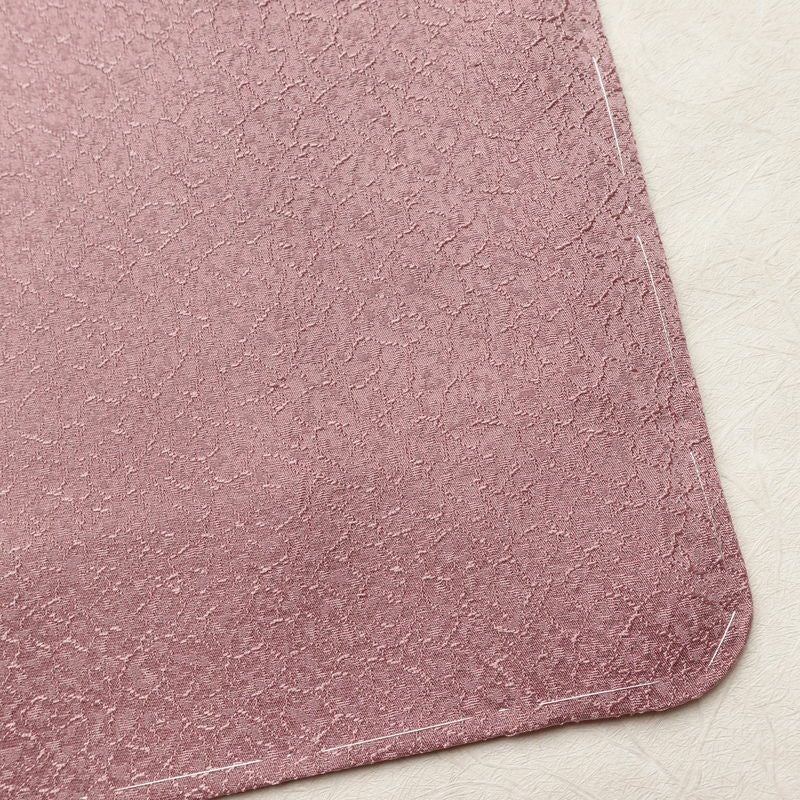 色無地 美品 しつけ糸付き 一つ紋付き 正絹 その他の柄 袷仕立て 身丈156cm 裄丈61cm リサイクル着物 着物 お茶会 フォーマル シンプル 紫・藤色_画像15