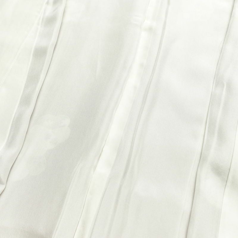 小紋 丹後ちりめん 嵯峨野 縮緬 飛び柄 正絹 花柄 袷仕立て 身丈163.5cm 裄丈65cm リサイクル着物 着物 モダン 小豆・エンジ_画像17