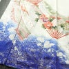 振袖 正絹 花柄 袷仕立て 身丈165cm 裄丈66cm リサイクル着物 着物 箔 金彩 結婚式 成人式 二十歳 二十歳の集い 多色使い_画像4