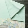 訪問着 良品 落款入り 縮緬 一つ紋付き 正絹 風景柄 袷仕立て 身丈158cm 裄丈67cm リサイクル着物 着物 共八掛 入学式 卒業式 七五三 お宮参り フォーマル 上品 緑・うぐいす色_画像16