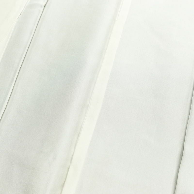 大島紬 良品 証紙なし しつけ糸付き 正絹 木の葉・植物柄 袷仕立て 身丈158.5cm 裄丈64.5cm リサイクル着物 着物 青・紺_画像18