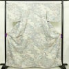 小紋 良品 しつけ糸付き 正絹 古典柄 袷仕立て 身丈162.5cm 裄丈65.5cm リサイクル着物 着物 青・紺_画像1