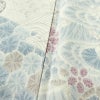 小紋 良品 しつけ糸付き 正絹 古典柄 袷仕立て 身丈162.5cm 裄丈65.5cm リサイクル着物 着物 青・紺_画像9