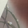付け下げ 美品 縮緬 正絹 木の葉・植物柄 袷仕立て 身丈165cm 裄丈67cm リサイクル着物 着物 箔 共八掛 露芝 入学式 卒業式 七五三 お宮参り フォーマル 茶_画像7