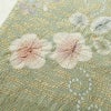 訪問着 落款入り 絞り 金駒刺繍 正絹 花柄 袷仕立て 身丈159.5cm 裄丈63.5cm リサイクル着物 着物 箔 金彩 入学式 卒業式 七五三 お宮参り フォーマル 緑・うぐいす色_画像11
