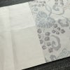 名古屋帯 六通柄 正絹 木の葉・植物柄 通し仕立て なごや帯 リサイクル帯 帯 グレー_画像16