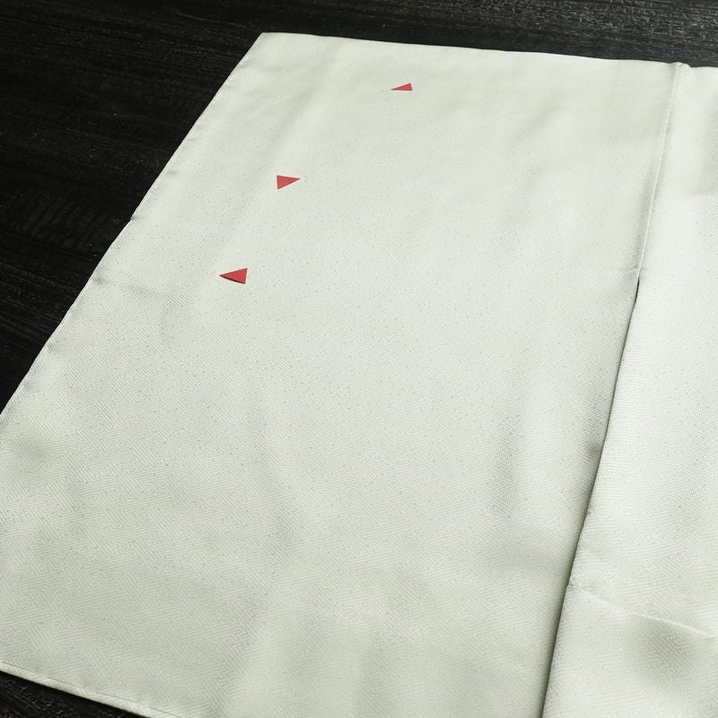 訪問着 しつけ糸付き 相良刺繍 綸子 正絹 花柄 袷仕立て 身丈164cm 裄丈65cm リサイクル着物 着物 箔 金彩 入学式 卒業式 結婚式 七五三 お宮参り フォーマル 菊 緑・うぐいす色_画像16