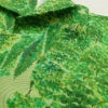 小紋 付下小紋 良品 しつけ糸付き 正絹 風景柄 袷仕立て 身丈156cm 裄丈62.5cm リサイクル着物 着物 緑・うぐいす色_画像18