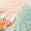振袖 良品 金駒刺繍 正絹 花柄 袷仕立て 身丈164cm 裄丈68cm リサイクル着物 着物 箔 金彩 成人式 二十歳 二十歳の集い パーティー フォーマル 華やか 梅 萩 菊 ミントグリーン 緑・うぐいす色_画像12