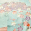振袖 良品 金駒刺繍 正絹 花柄 袷仕立て 身丈164cm 裄丈68cm リサイクル着物 着物 箔 金彩 成人式 二十歳 二十歳の集い パーティー フォーマル 華やか 梅 萩 菊 ミントグリーン 緑・うぐいす色_画像13