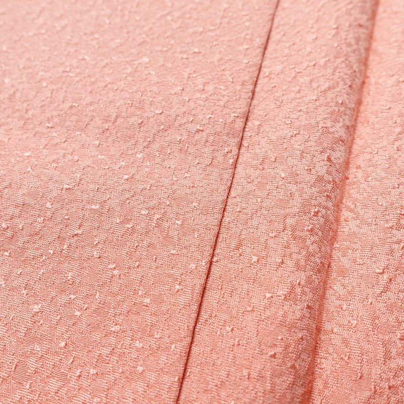 色無地 美品 落款入り しつけ糸付き 一つ紋付き 正絹 無地 袷仕立て 身丈164.5cm 裄丈64cm リサイクル着物 着物 お茶会 フォーマル ピンク_画像8