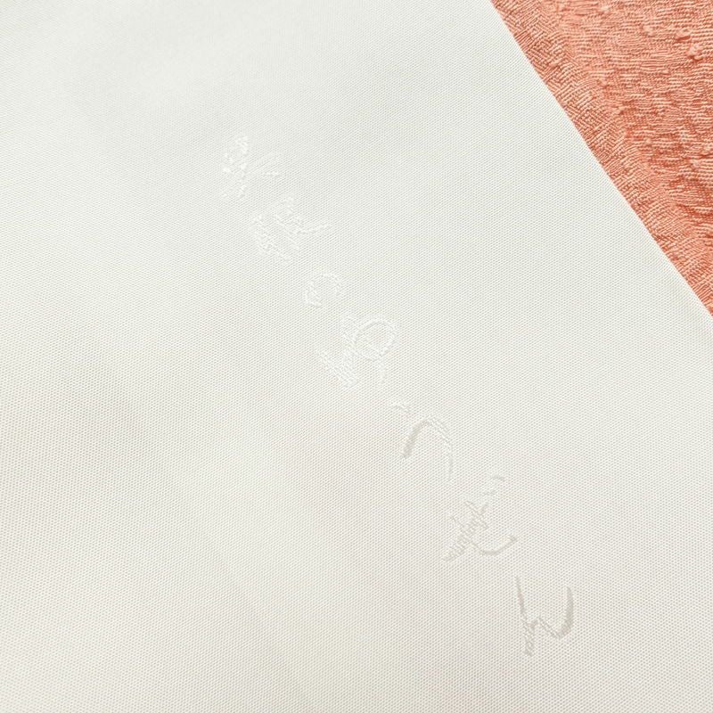 色無地 美品 落款入り しつけ糸付き 一つ紋付き 正絹 無地 袷仕立て 身丈164.5cm 裄丈64cm リサイクル着物 着物 お茶会 フォーマル ピンク_画像20