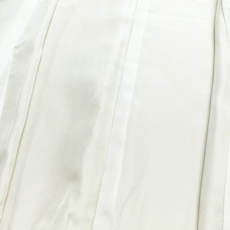 訪問着 美品 しつけ糸付き 正絹 木の葉・植物柄 袷仕立て 身丈157cm 裄丈64.5cm リサイクル着物 着物 箔 金彩 入学式 卒業式 七五三 お宮参り フォーマル 黄・黄土色_画像19