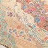 訪問着 美品 ふくれ織 正絹 古典柄 袷仕立て 身丈161cm 裄丈67cm リサイクル着物 一部しつけ糸付き 着物 箔 入学式 卒業式 七五三 お宮参り フォーマル ベージュ_画像14
