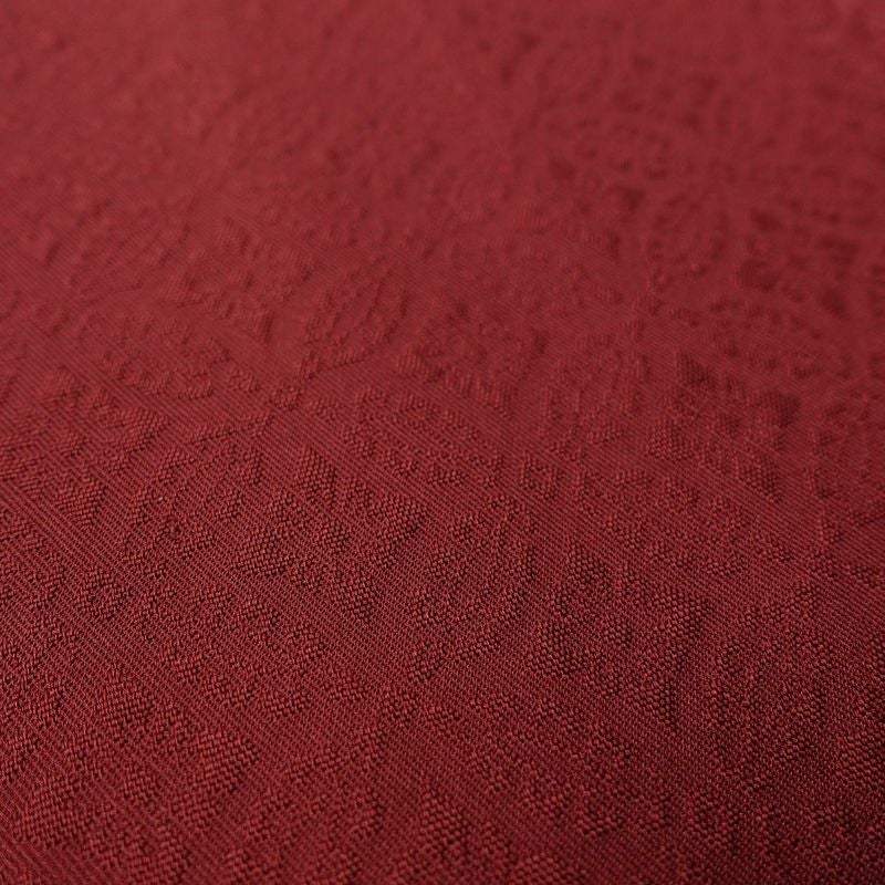 色無地 良品 しつけ糸付き 正絹 古典柄 袷仕立て 身丈167cm 裄丈67cm リサイクル着物 着物 お茶会 小豆・エンジ_画像8