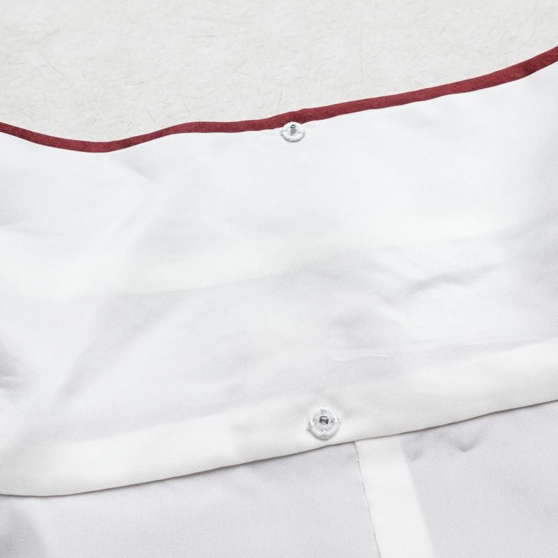 色無地 良品 しつけ糸付き 正絹 古典柄 袷仕立て 身丈167cm 裄丈67cm リサイクル着物 着物 お茶会 小豆・エンジ_画像17