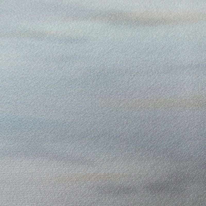 小紋 美品 しつけ糸付き 縮緬 一つ紋付き 正絹 その他の柄 袷仕立て 身丈169cm 裄丈68.5cm リサイクル着物 着物 共八掛 青・紺_画像7