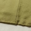 色無地 良品 しつけ糸付き 一つ紋付き 正絹 木の葉・植物柄 袷仕立て 身丈166.5cm 裄丈68.5cm リサイクル着物 着物 お茶会 フォーマル 黄・黄土色_画像12