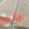 訪問着 正絹 花柄 袷仕立て 身丈161cm 裄丈63.5cm リサイクル着物 着物 共八掛 入学式 卒業式 七五三 お宮参り フォーマル 多色使い_画像6