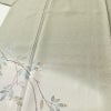 訪問着 縮緬 一つ紋付き 正絹 木の葉・植物柄 袷仕立て 身丈157cm 裄丈67.5cm リサイクル着物 着物 共八掛 入学式 卒業式 七五三 お宮参り フォーマル 上品 緑・うぐいす色_画像5