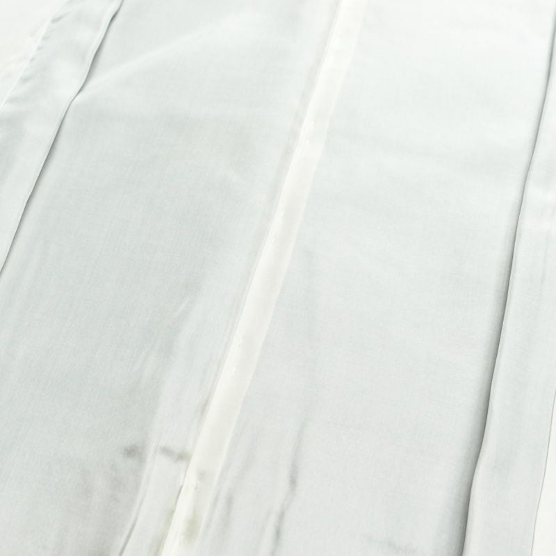 大島紬 良品 証紙なし しつけ糸付き 正絹 木の葉・植物柄 袷仕立て 身丈161cm 裄丈66cm リサイクル着物 着物 茶_画像18