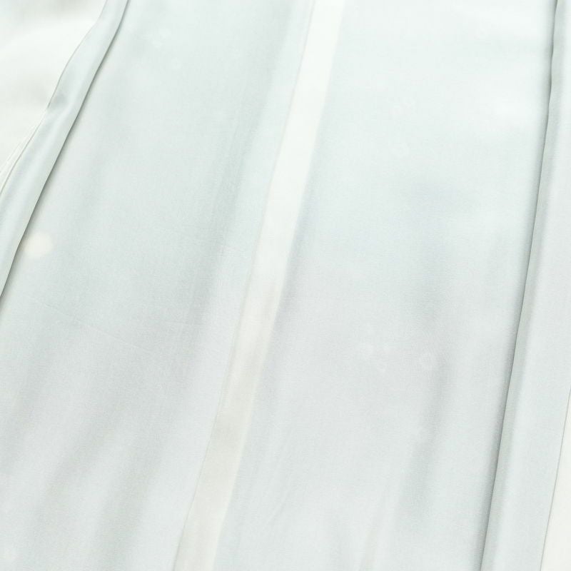 訪問着 良品 絞り 正絹 木の葉・植物柄 袷仕立て 身丈161cm 裄丈65cm リサイクル着物 着物 刺繍 金彩 入学式 卒業式 七五三 パーティー フォーマル ブルーグレー グレー_画像19